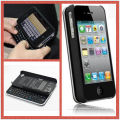 Detachable Sliding Plastic Cover Folding Bluetooth Keyboard Iphone For Iphone 4 / 4s